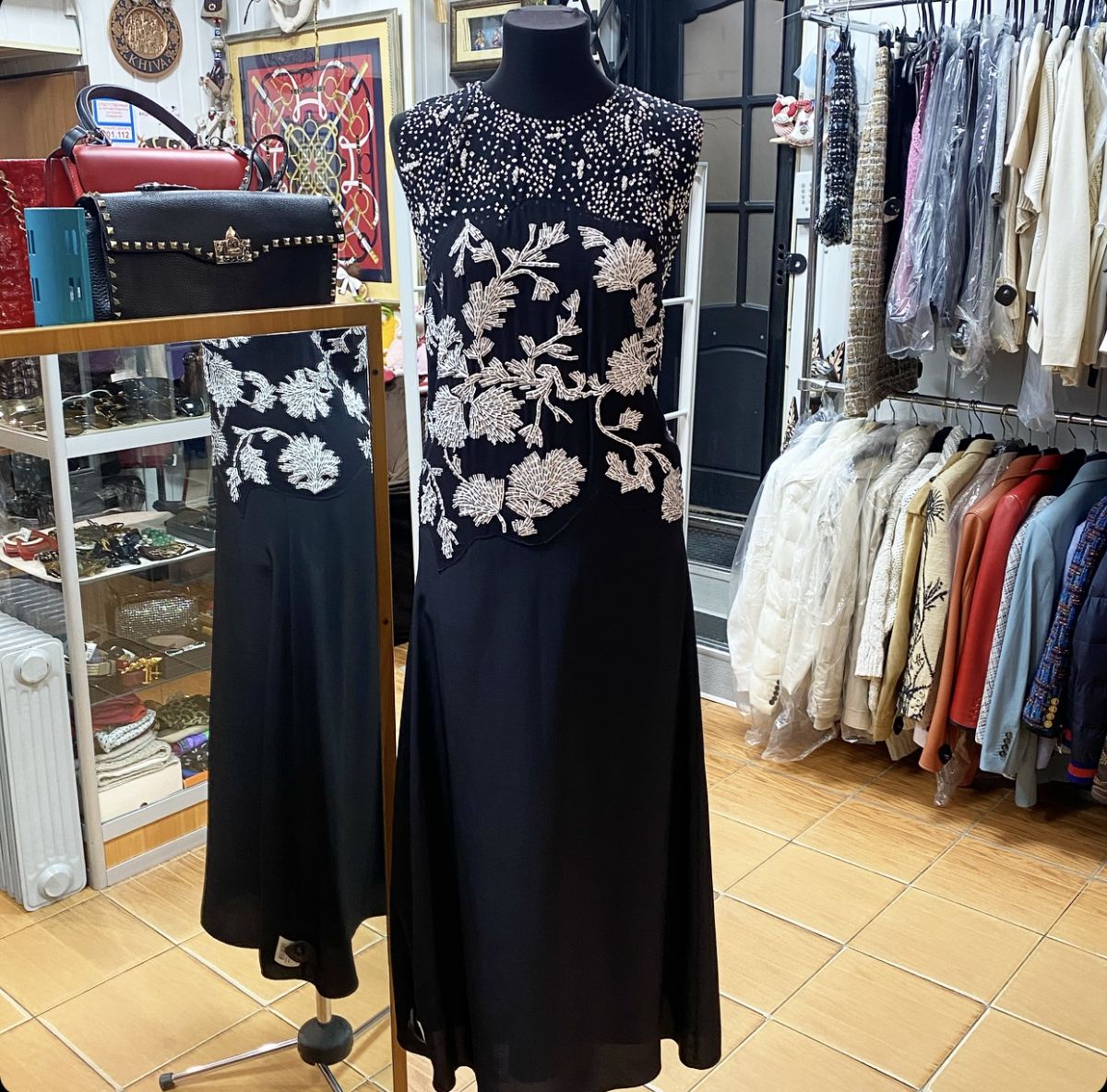 Платье / шелк / отделка пайетки Phillip Lim размер 6 цена 15 385 руб 
