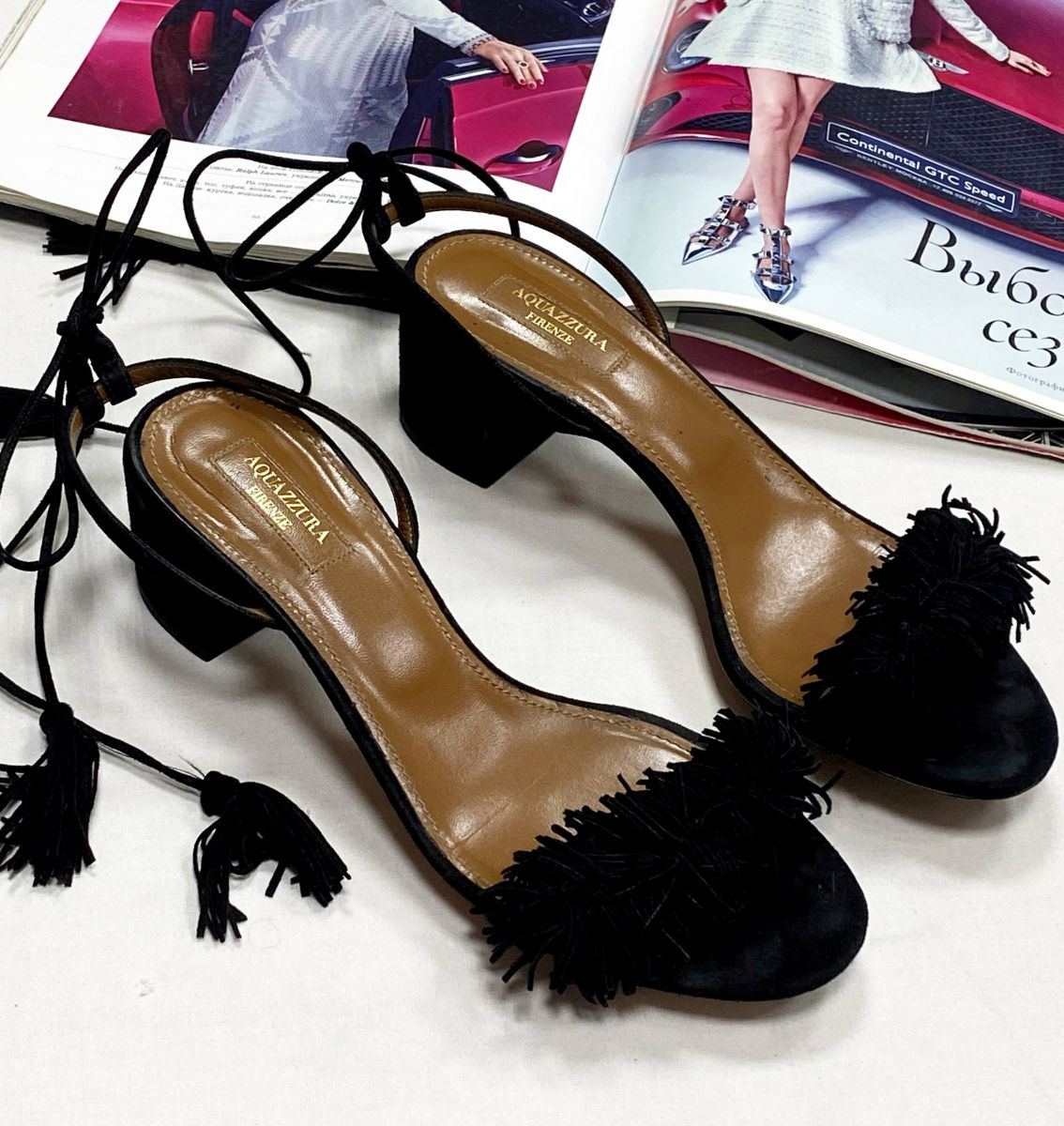 Босоножки Aquazzura размер 39.5 цена 12 524 руб 