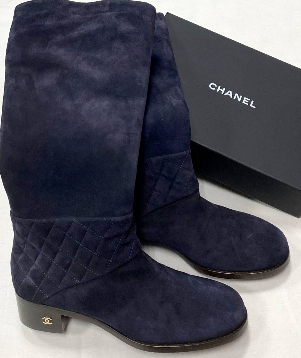 Сапоги Chanel размер 38.5 цена 46 965 руб / новые с ценником /
