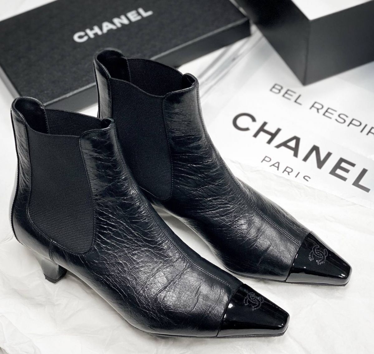 Ботильоны Chanel размер 40.5 цена 62 620 руб