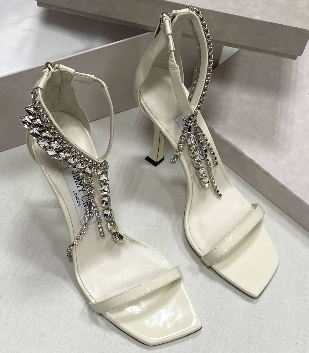 Босоножки/ камни/ Jimmy Choo размер 37.5 цена 62 620 руб
