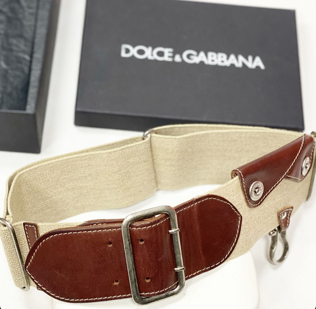Ремень Dolce  Gabbana размер 90/42 цена 6 154 руб 
