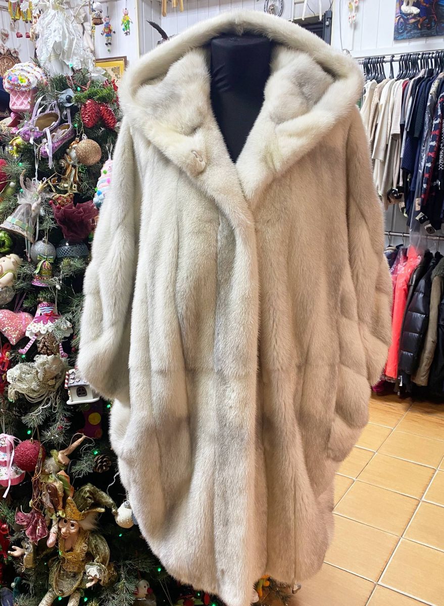 Шуба/ мех норки/ Braschi размер 44 цена 156 550 руб