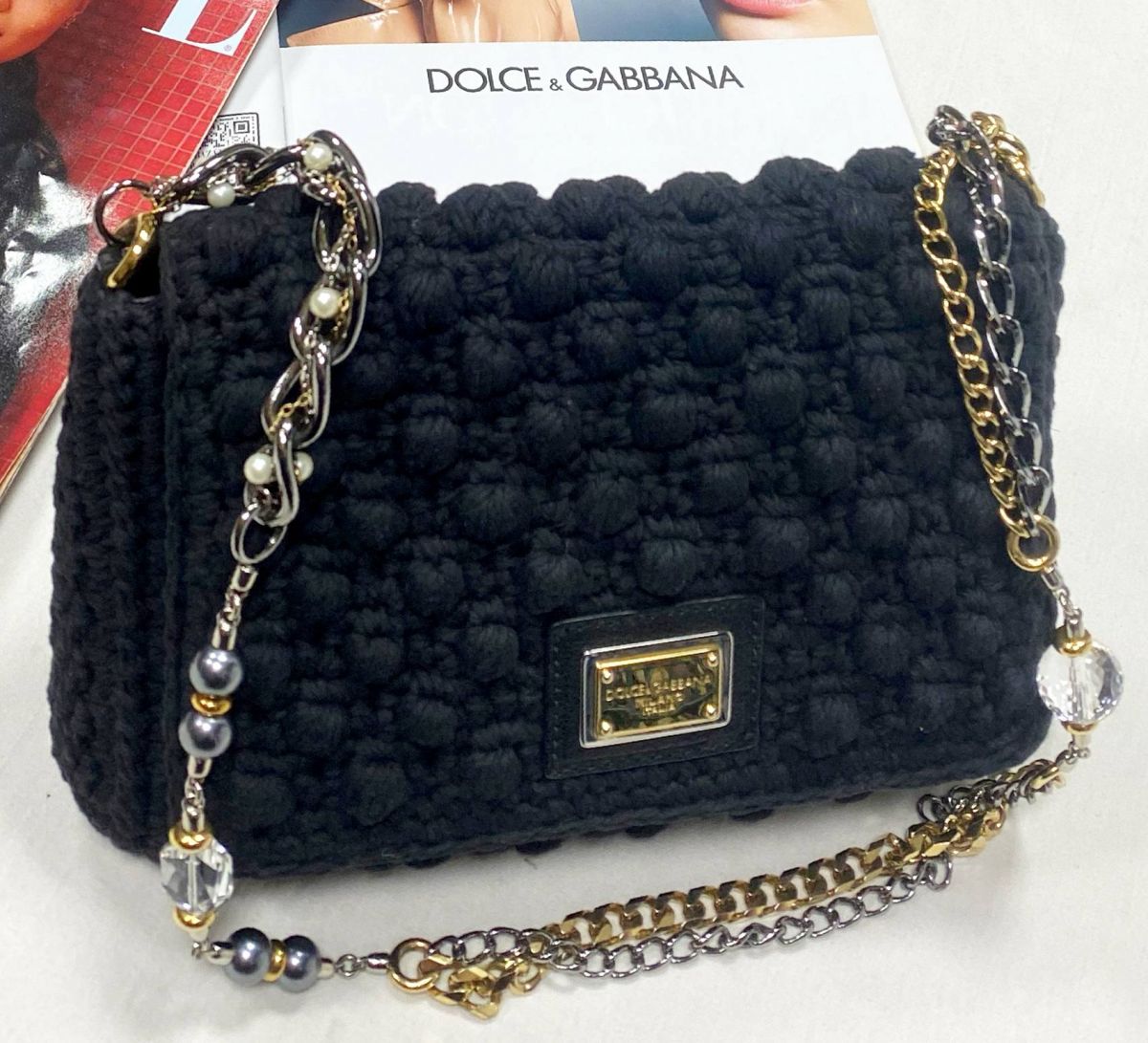 Сумка Dolce Gabbana размер 25/20 цена 46 965 руб