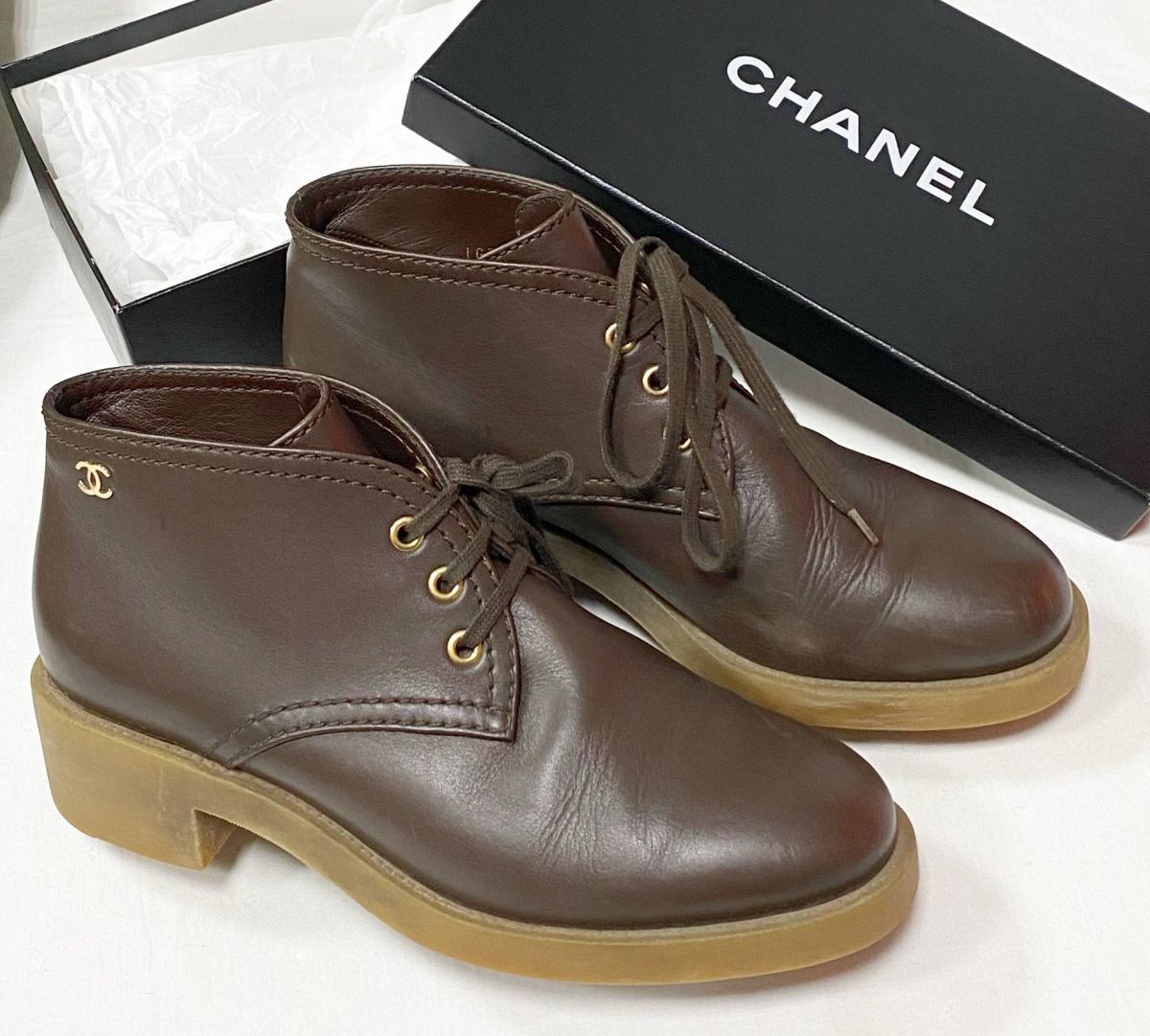 Ботинки Chanel размер 39 цена 23 483 руб