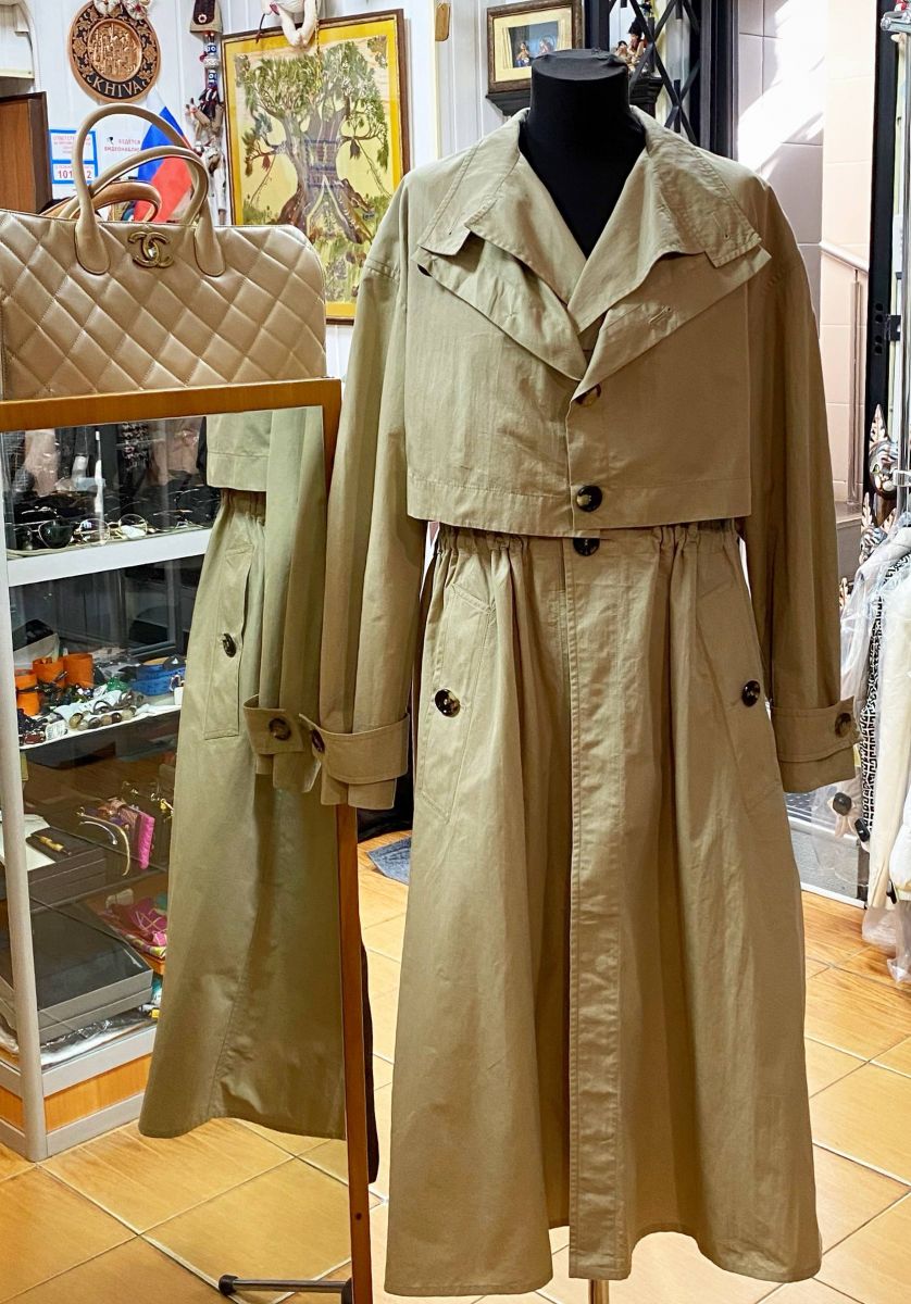 Плащ Bottega Veneta размер 40 цена 93 930 руб