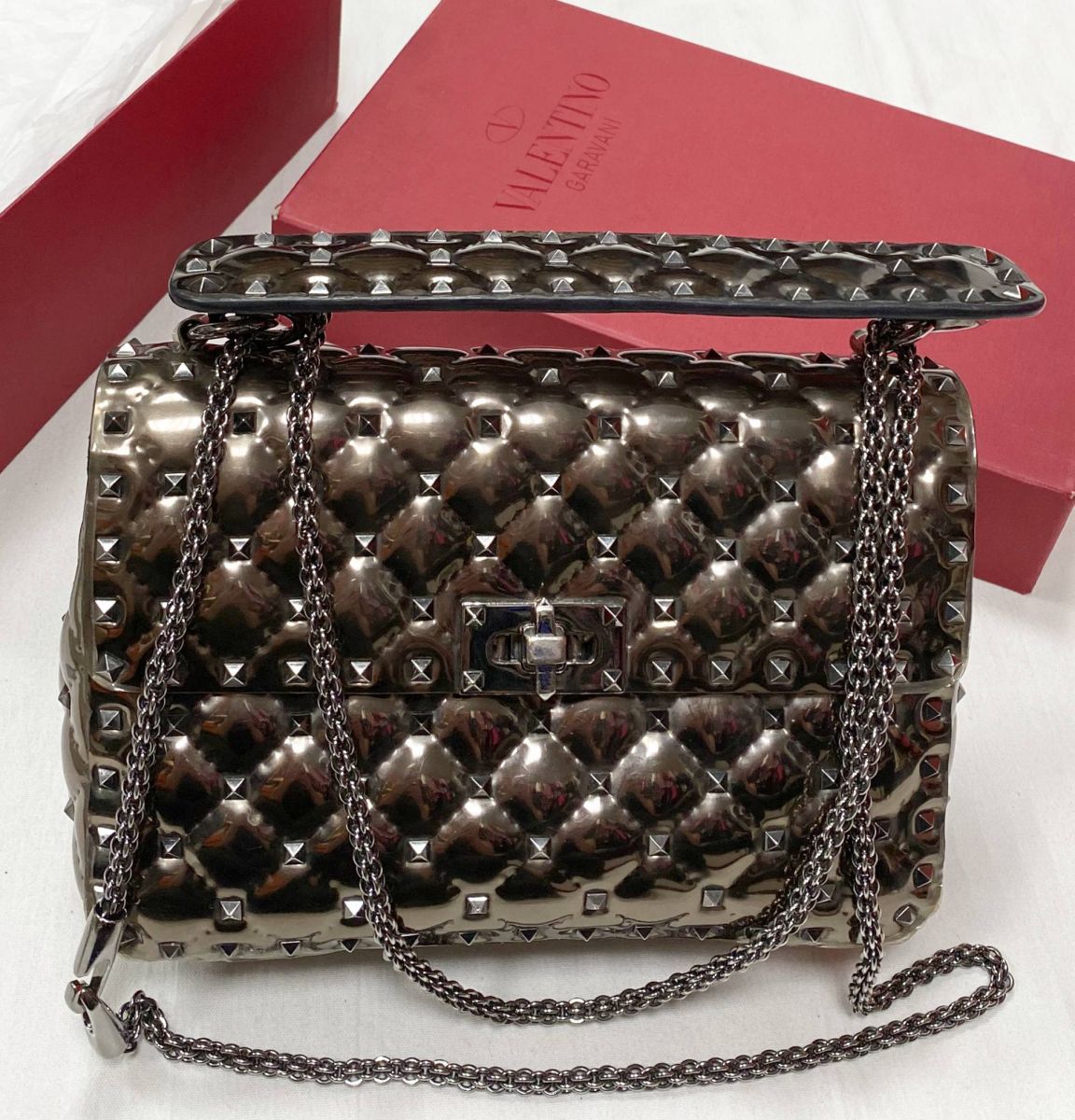 Сумка Valentino размер 25/15 цена 62 620 руб