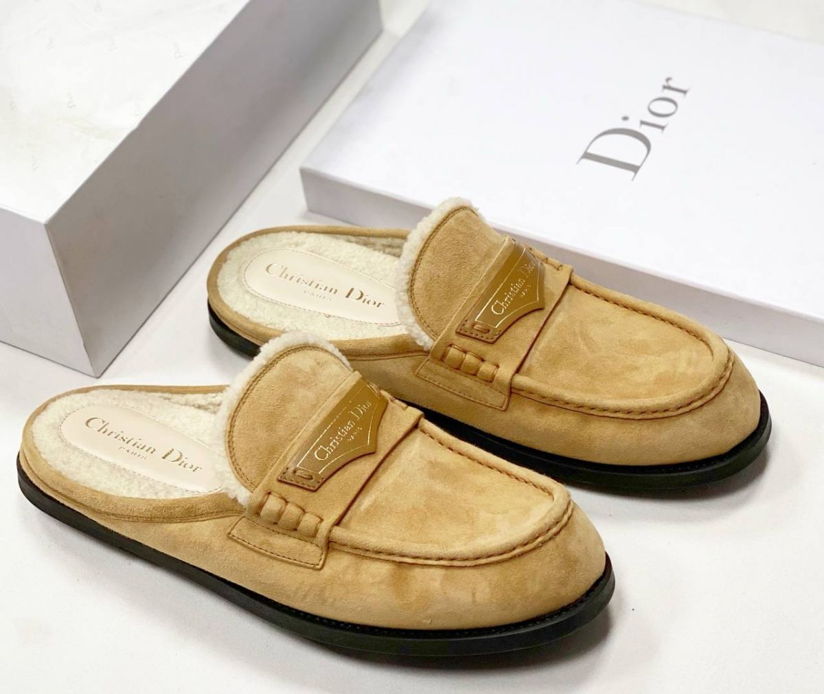 Сабо / на меху / Christian Dior размер 40 цена 62 620 руб 