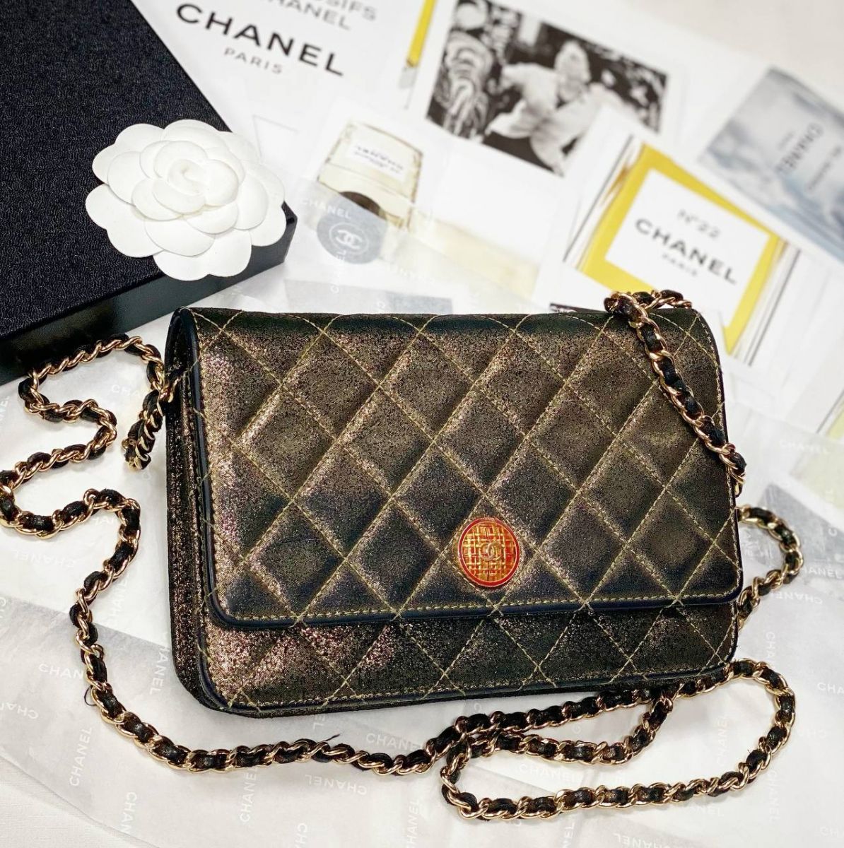 Сумочка Chanel размер 19/12 цена 109 585 руб 