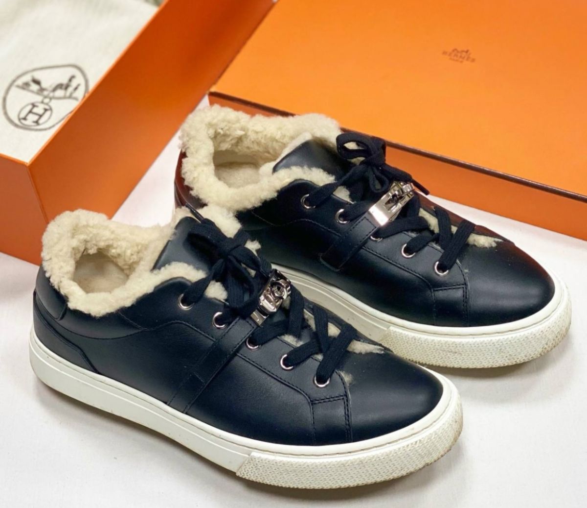 Кеды / на меху / Hermès размер 39 цена 78 205 руб