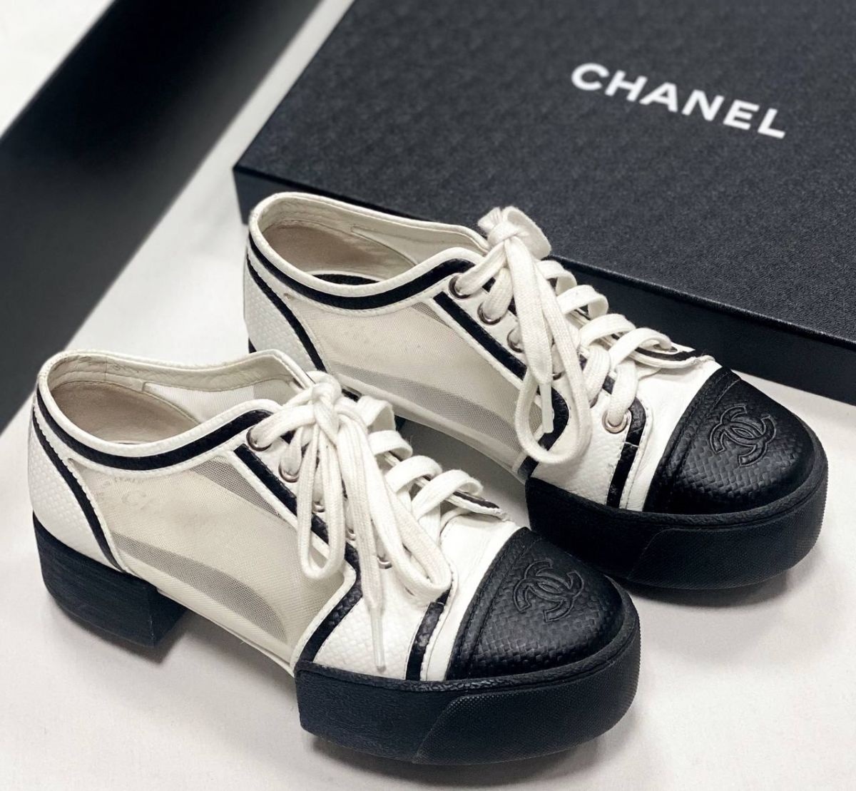 Ботинки Chanel размер 36.5 цена 31 310 руб