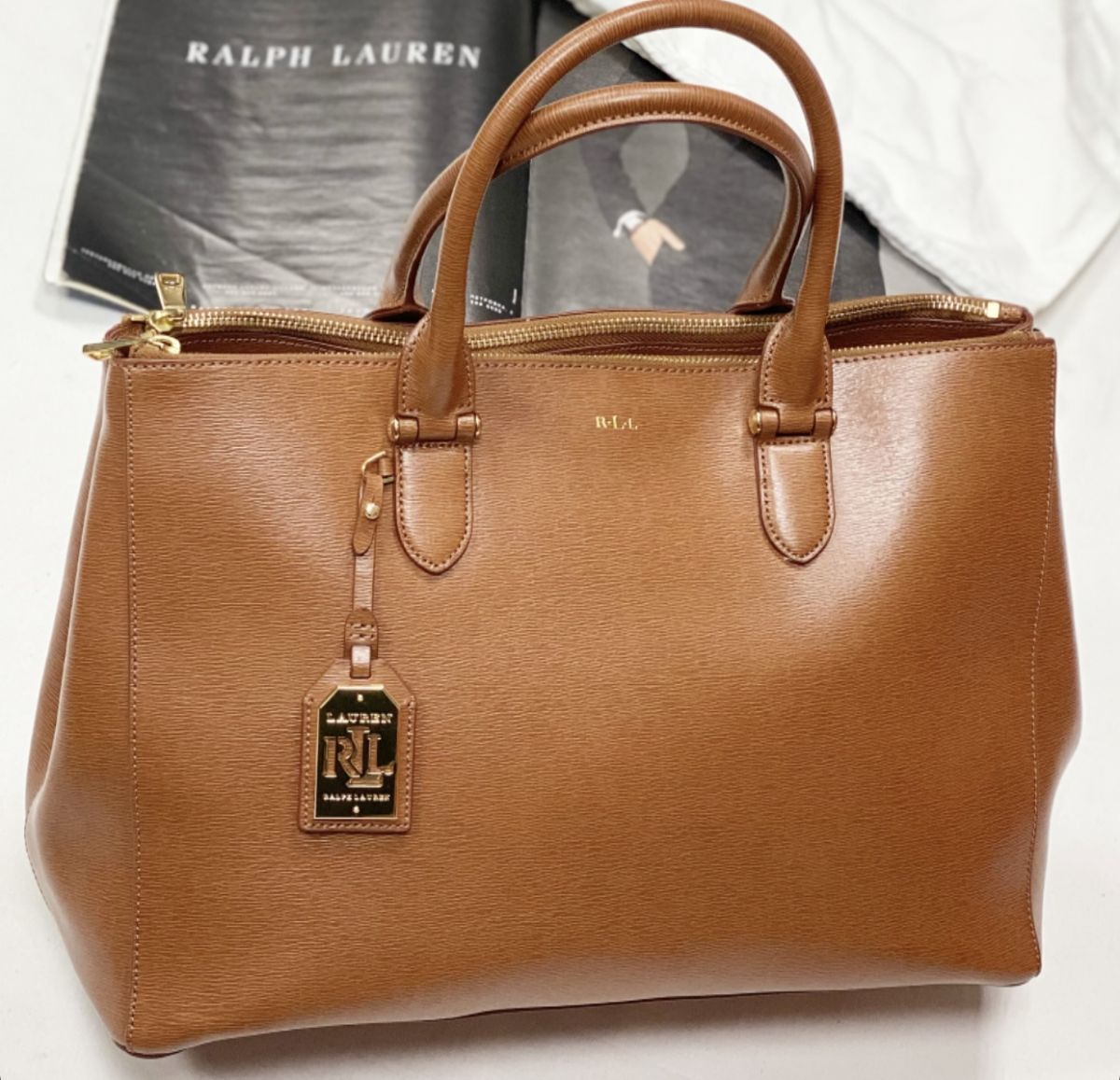 Сумка Ralph Lauren размер 37/27 цена 53 848 руб 