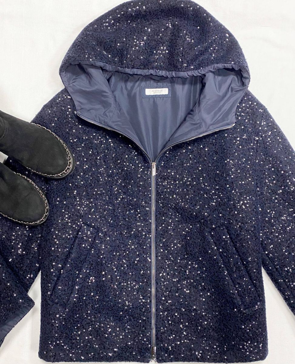 Куртка /пайетки/ Peserico размер 46 цена 46 965 руб