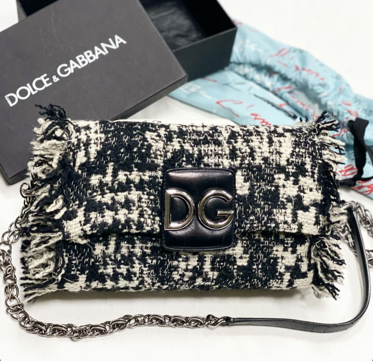 Сумка / твид / Dolce Gabbaa размер 25/15 цена 30 770 руб 