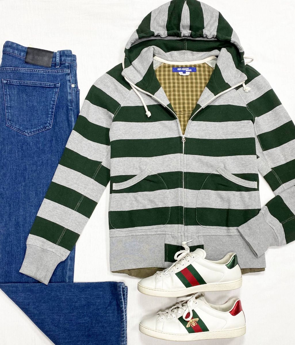 #mechtamen Толстовка Junya Watanabe размер L цена 15 655 руб
Джинсы Castangia размер 52 цена 4 697
Руб
Кеды Gucci размер 43 цена 15 655 руб