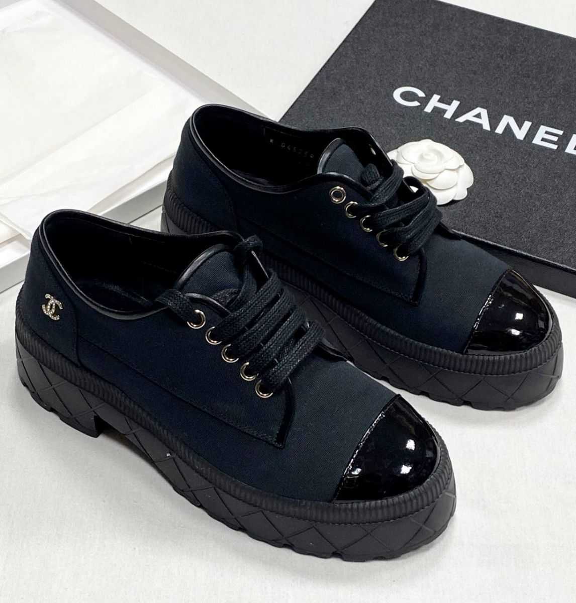 Ботинки Chanel размер 38.5 цена 78 275 руб