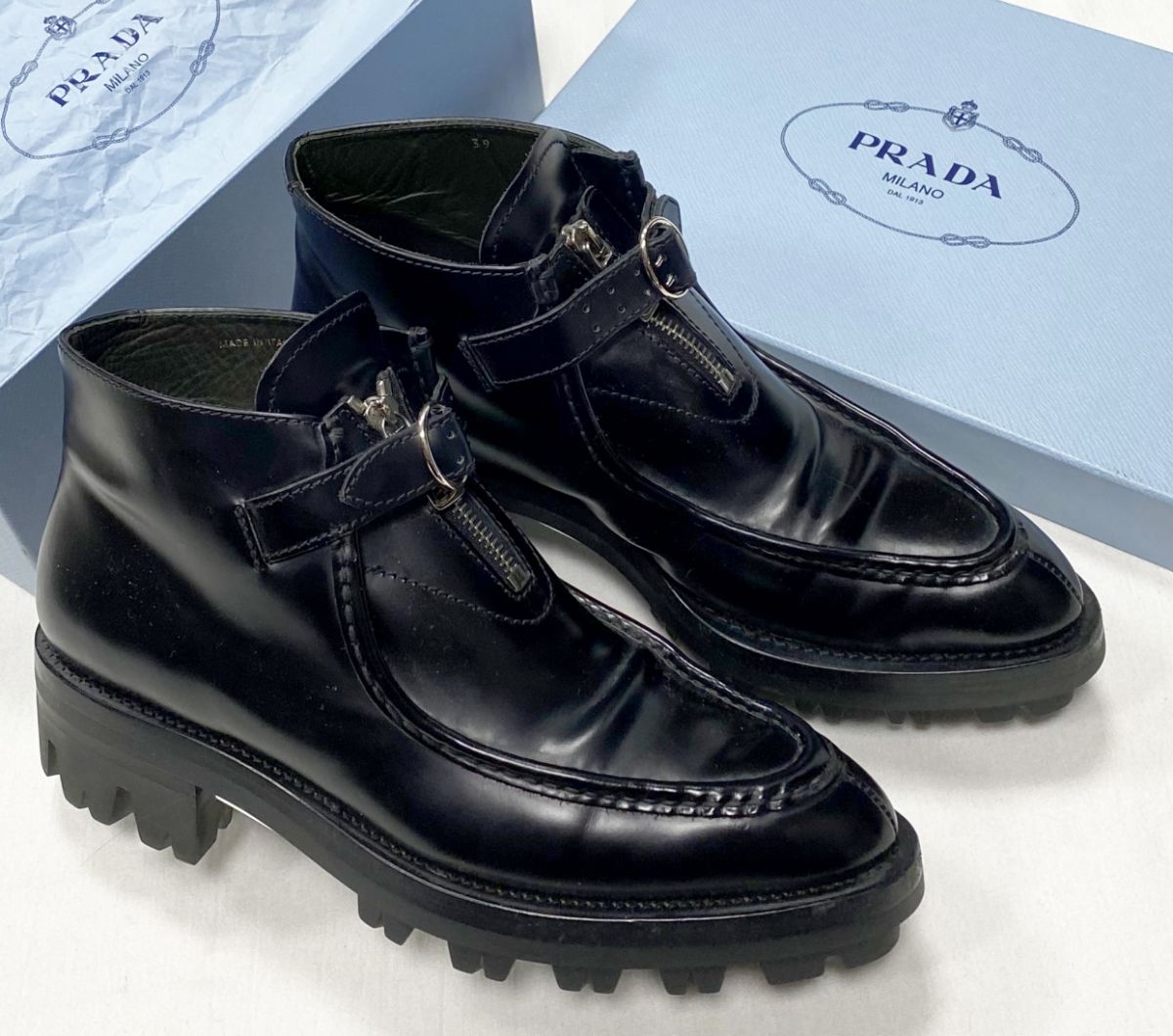 Ботинки Prada размер 39 цена 10 959 руб