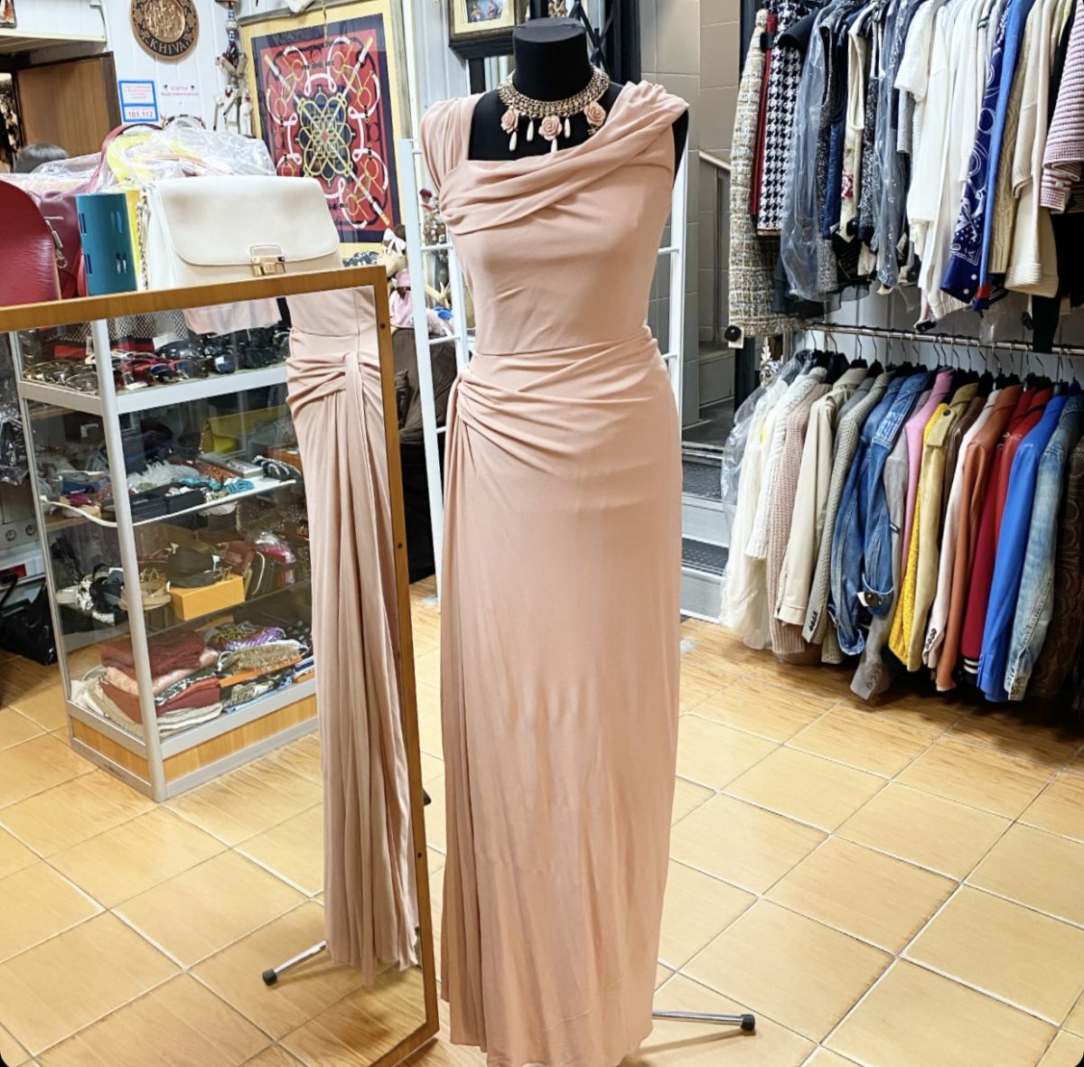 Платье Christian Dior размер 44 цена 76 925 руб 