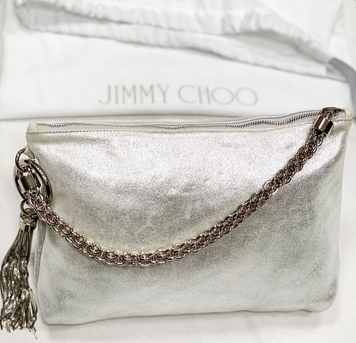 Сумочка Jimmy Choo размер 25/18 цена 15 385 руб 