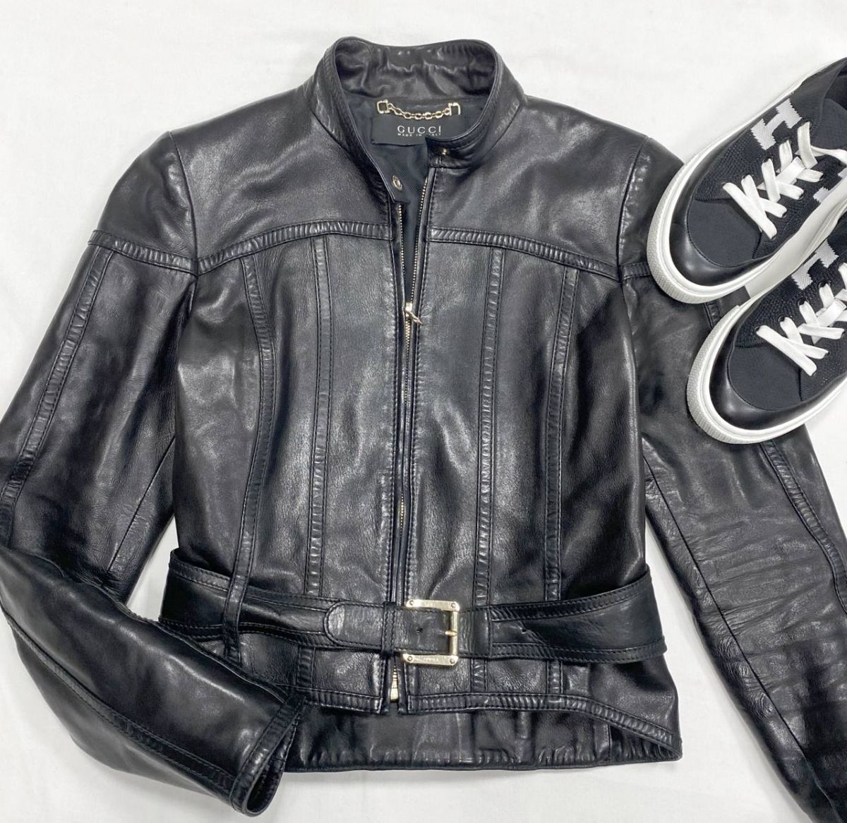 Куртка / кожа / Gucci размер 38 цена 31 310 руб 