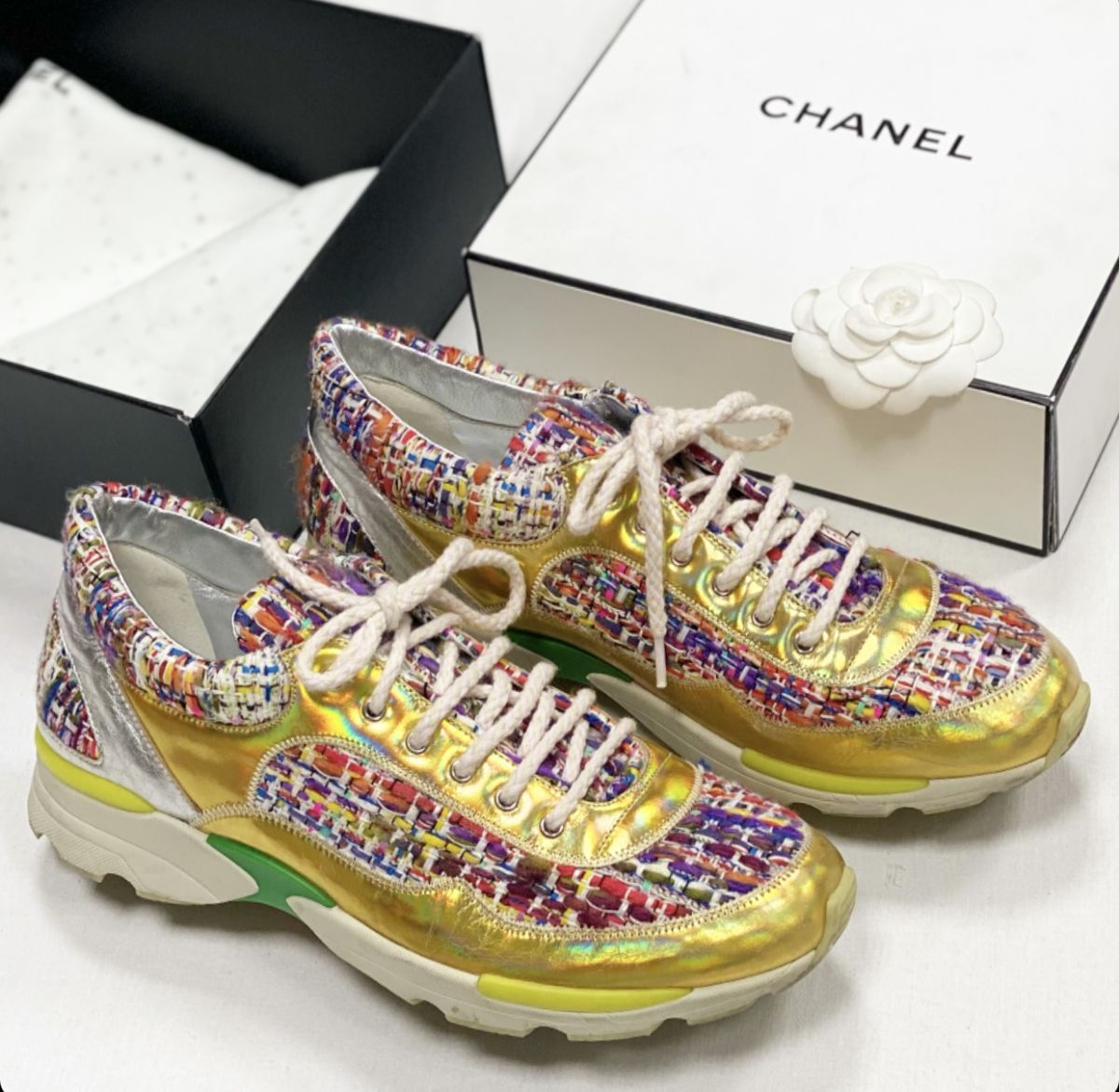 Кроссовки Chanel размер 40 цена 30 770 руб 