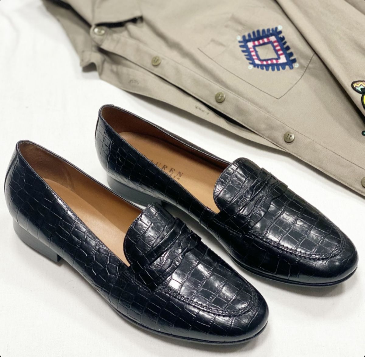 Лоферы Ralph Lauren размер 39.5 цена 7 693 руб 