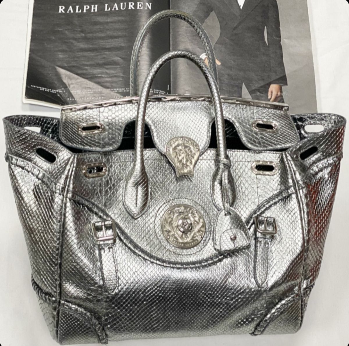 Сумка / питон / Ralph Lauren размер 30/25 цена 192 312 руб 