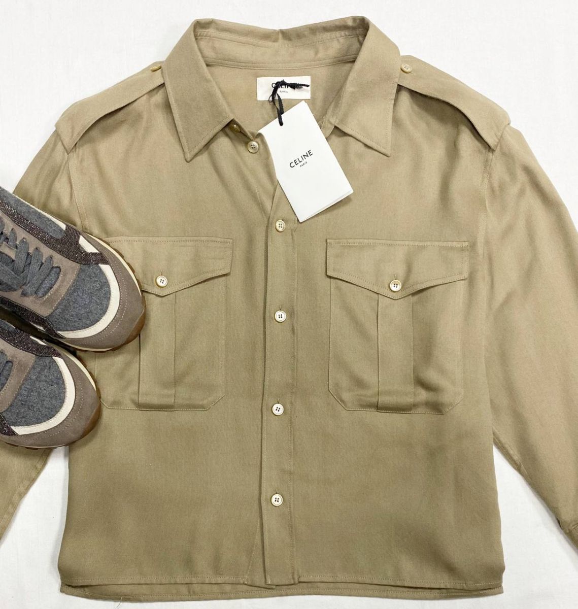 Рубашка Celine размер 36 цена 23 483 руб/ с биркой/