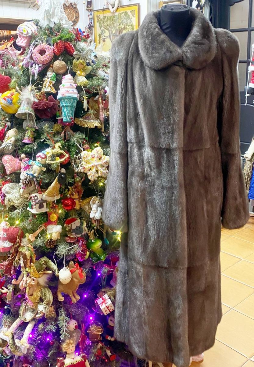 Шуба / мех норки / Екатерина размер 48 цена 109 585 руб