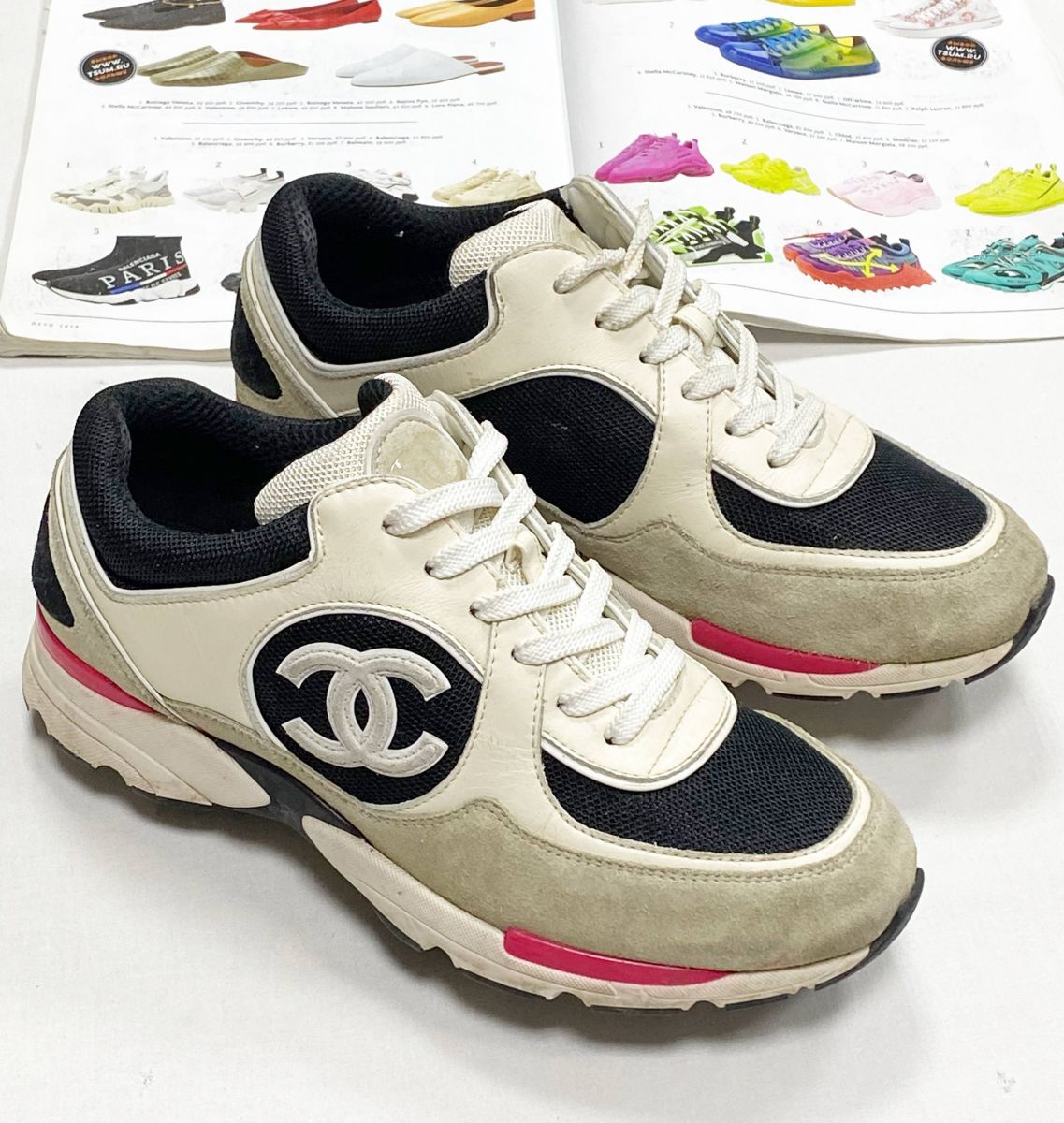 Кроссовки Chanel размер 40 цена 23 483 руб 
