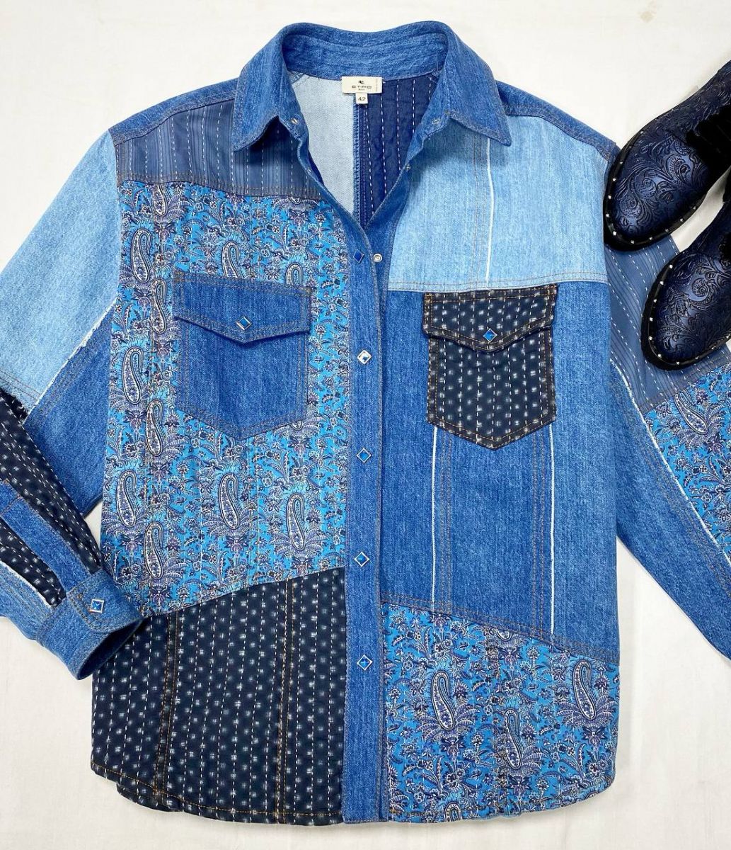 Куртка / джинсовая / Etro размер 42 цена 54 793 руб 