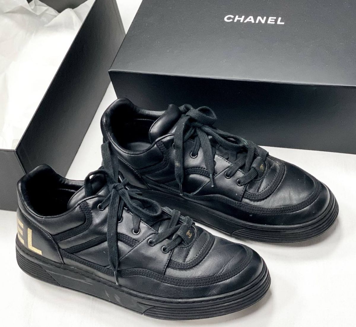 Кроссовки Chanel размер 39.5 цена 46 965 руб 