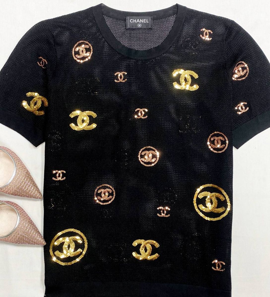 Кофта /пайетки/ Chanel размер 38 цена 93 930 руб 