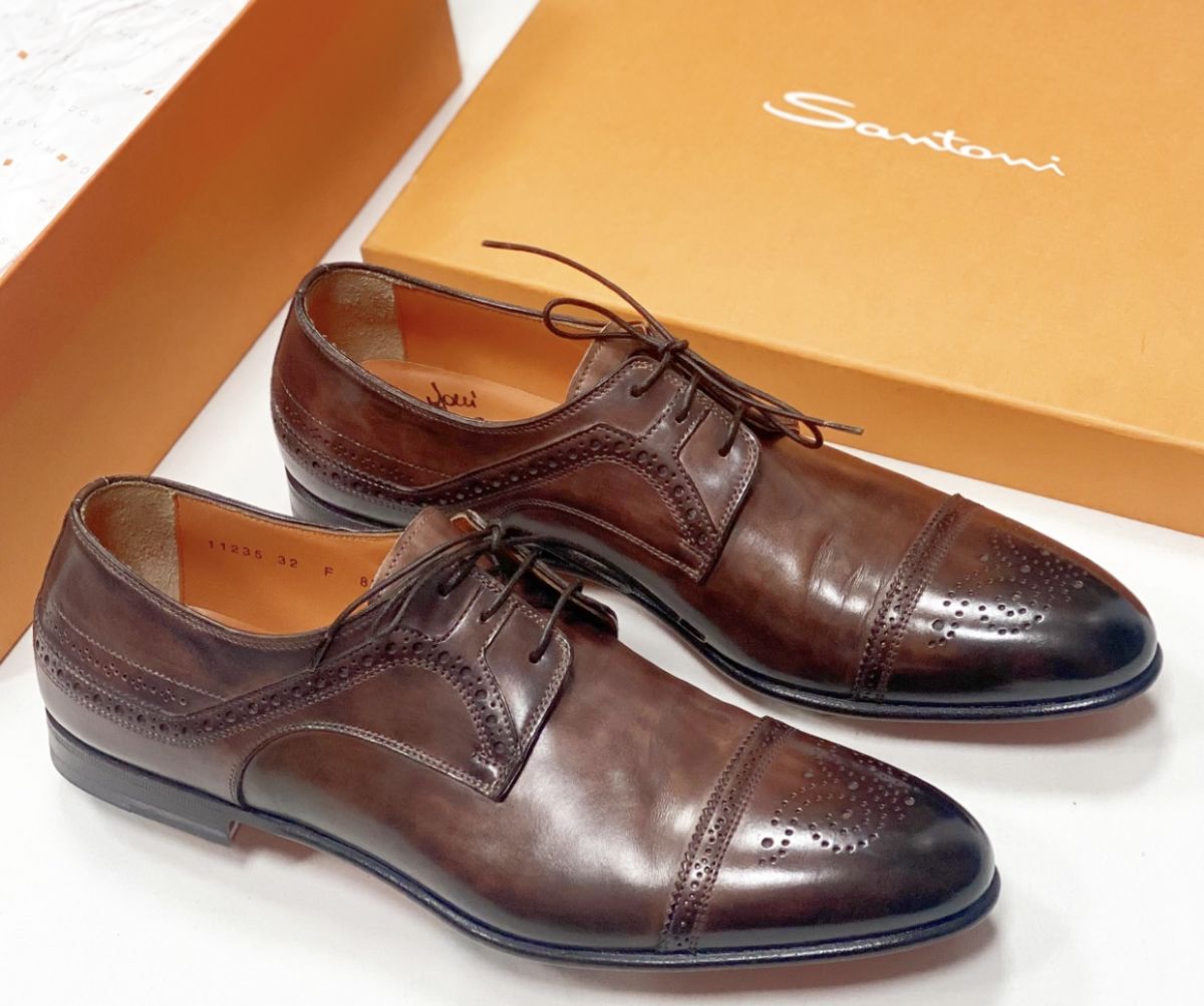 #mechtamen Ботинки Santoni размер 42.5 цена 15 655 руб / новые / 