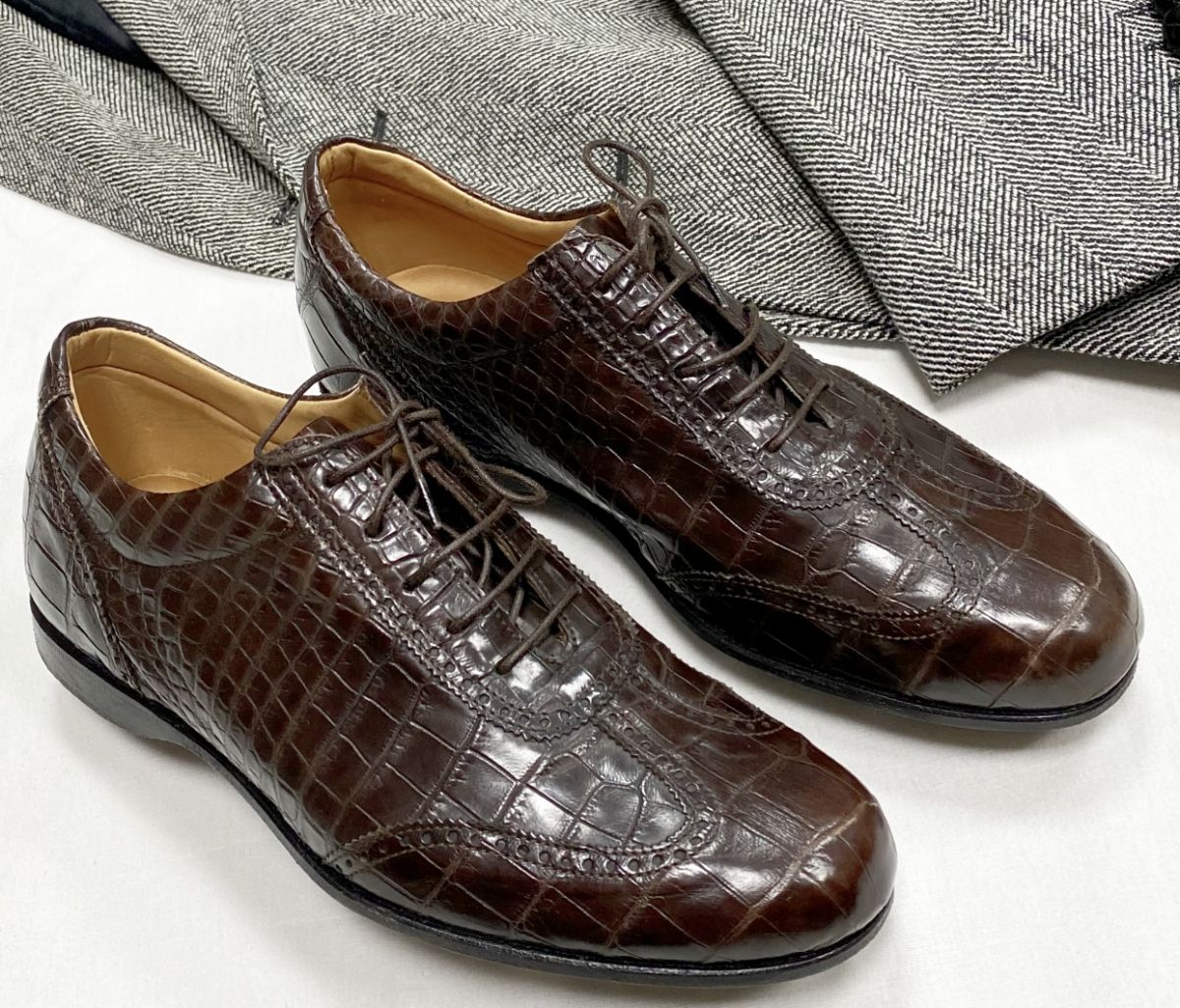 
#mechtamen Ботинки / крокодил / Kiton размер 40 цена 39 138 руб 