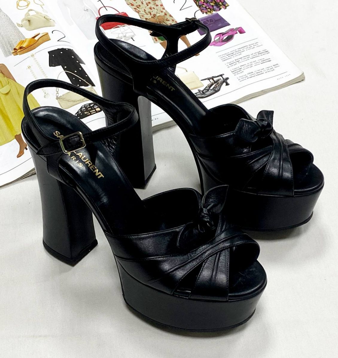 Босоножки Saint Laurent размер 38 цена 15 655 руб 