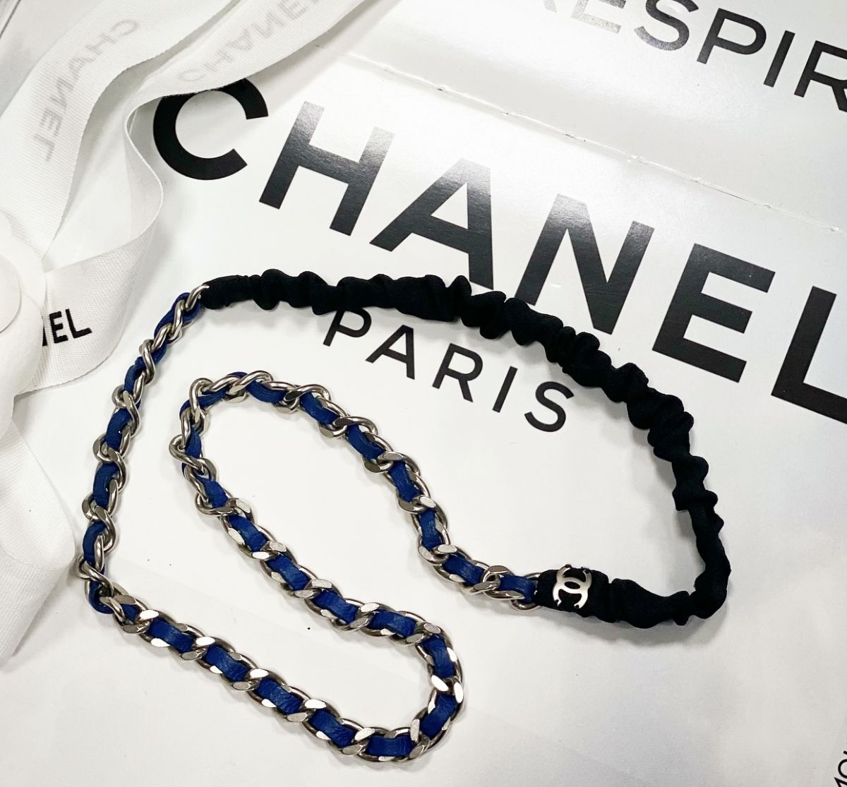 Ободок - резинка Chanel цена 15 385 руб 