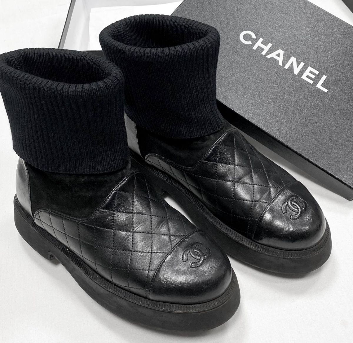 Ботинки Chanel размер 38.5 цена 31 310 руб