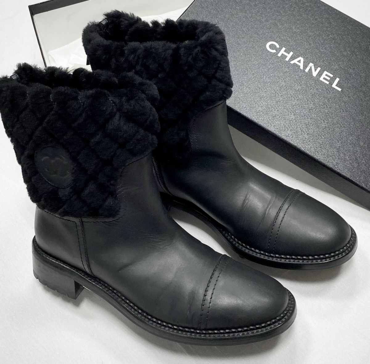 Сапоги Chanel размер 39.5 цена 39 138 руб