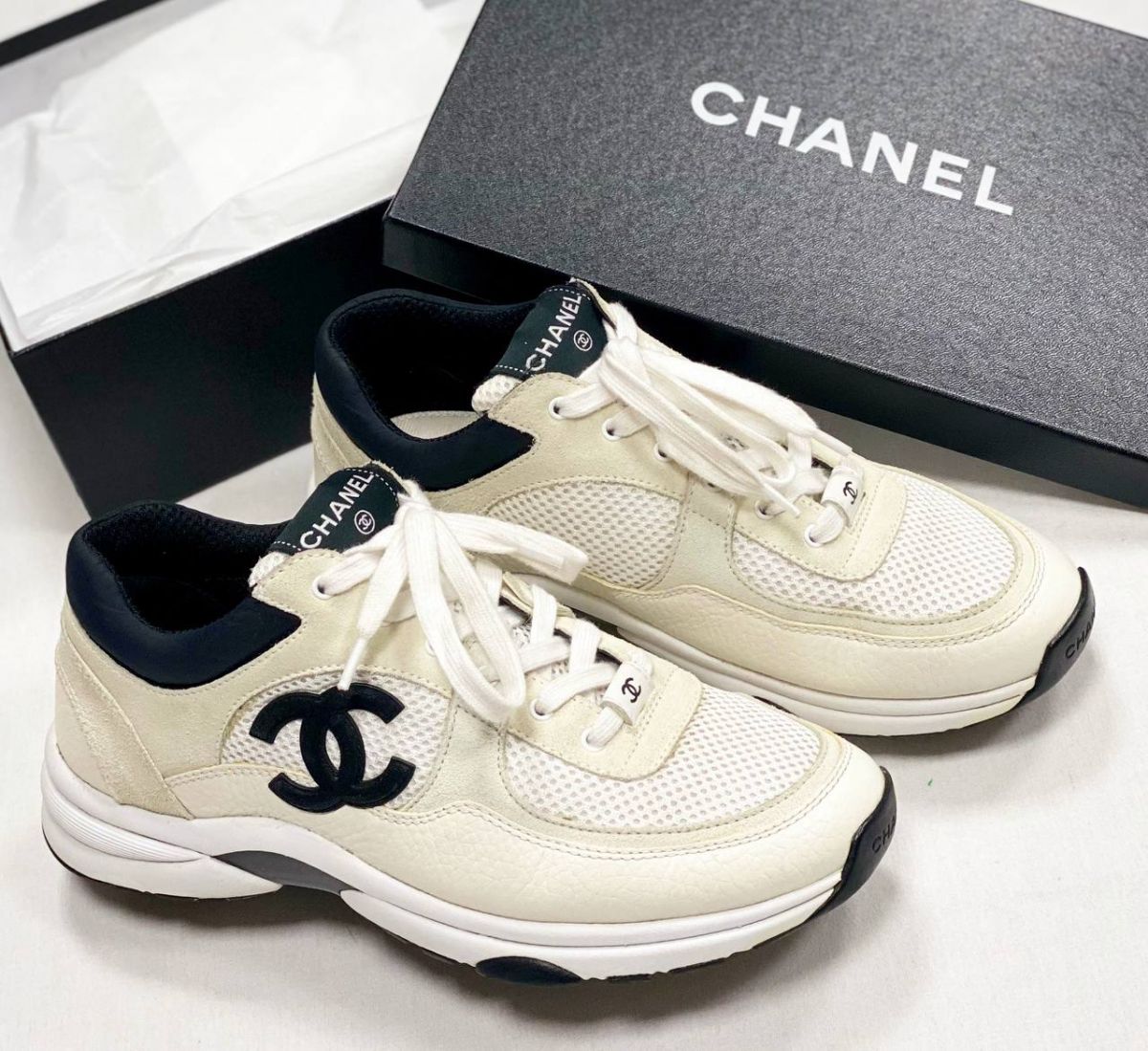 Кроссовки Chanel размер 39.5 цена 46 965 руб 