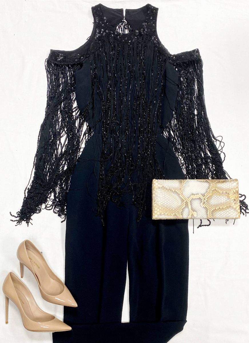 Комбинезон/ бисер / Elie Saab размер 36 цена 78 275 руб
Туфли Saint Laurent размер 38 цена 23 483 руб
Клатч Christian Dior 