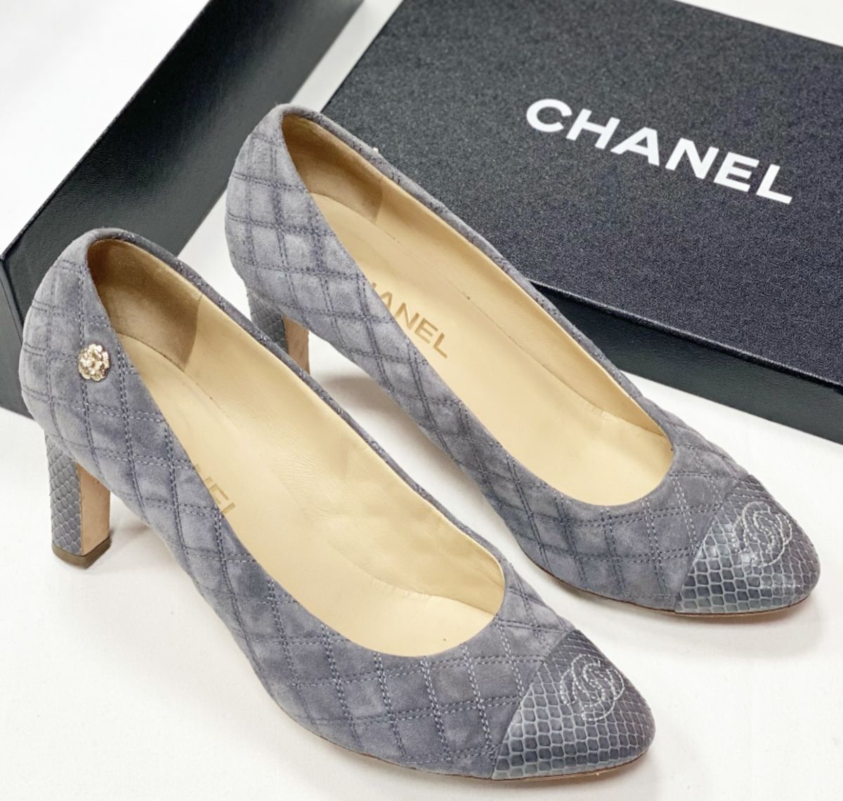 Туфли / отделка питон / Chanel размер 40 цена 38 463 руб 