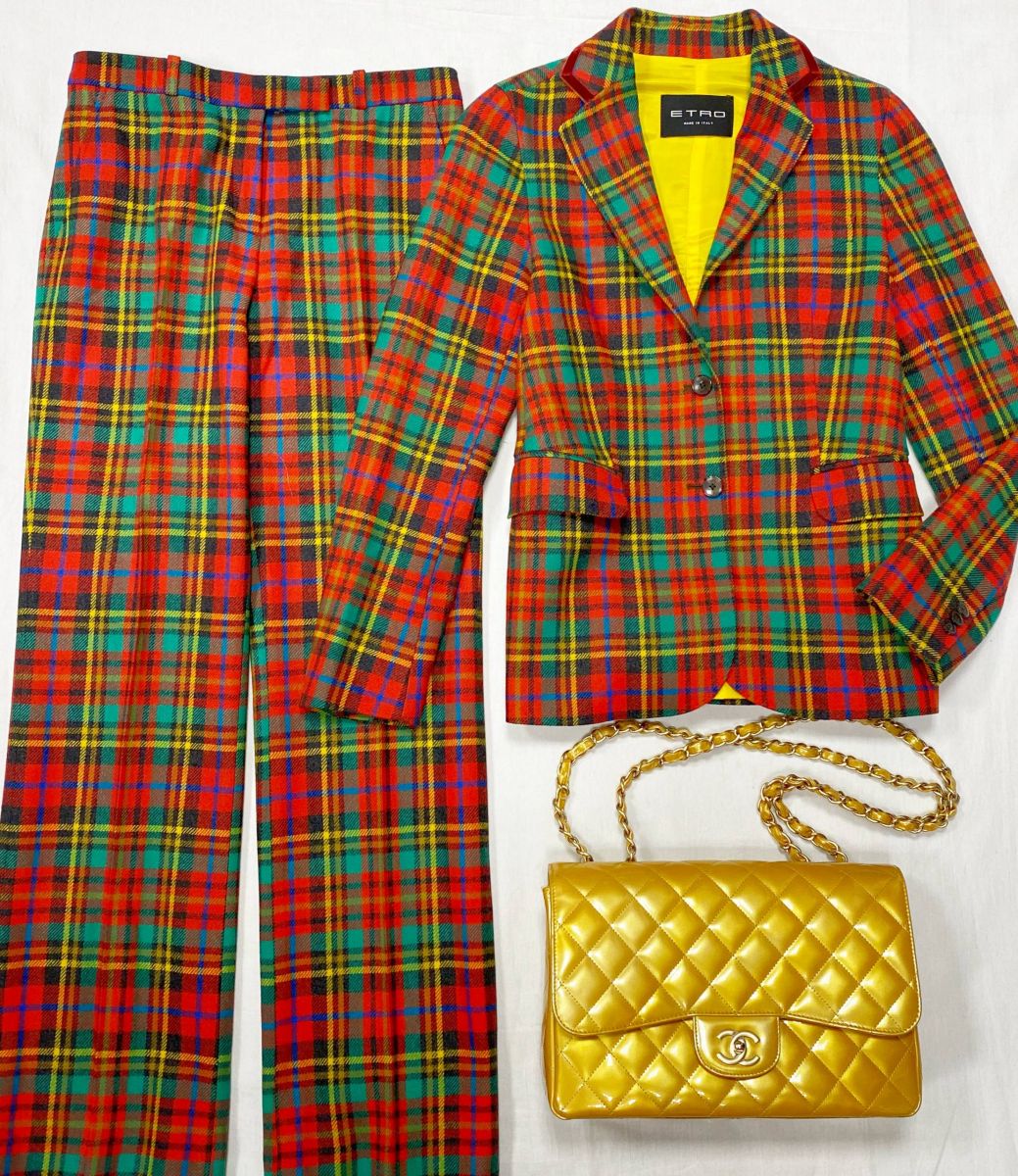 Костюм Etro размер 40 цена 31 310 руб Сумка Chanel