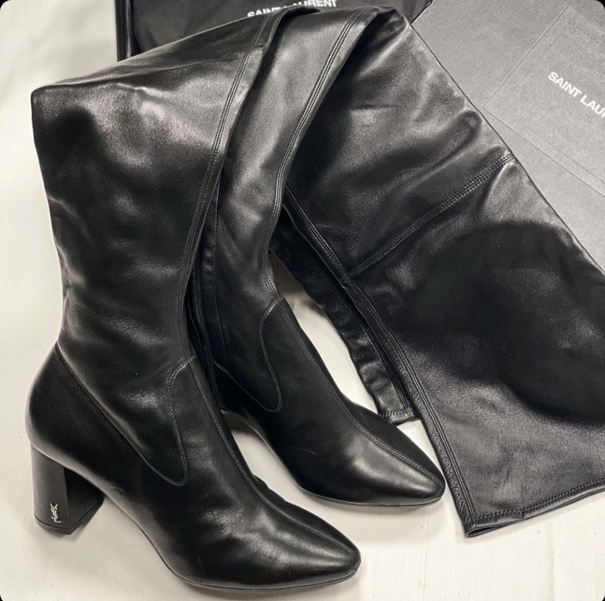 Ботфорты Saint Laurent размер 39 цена 30 770 руб