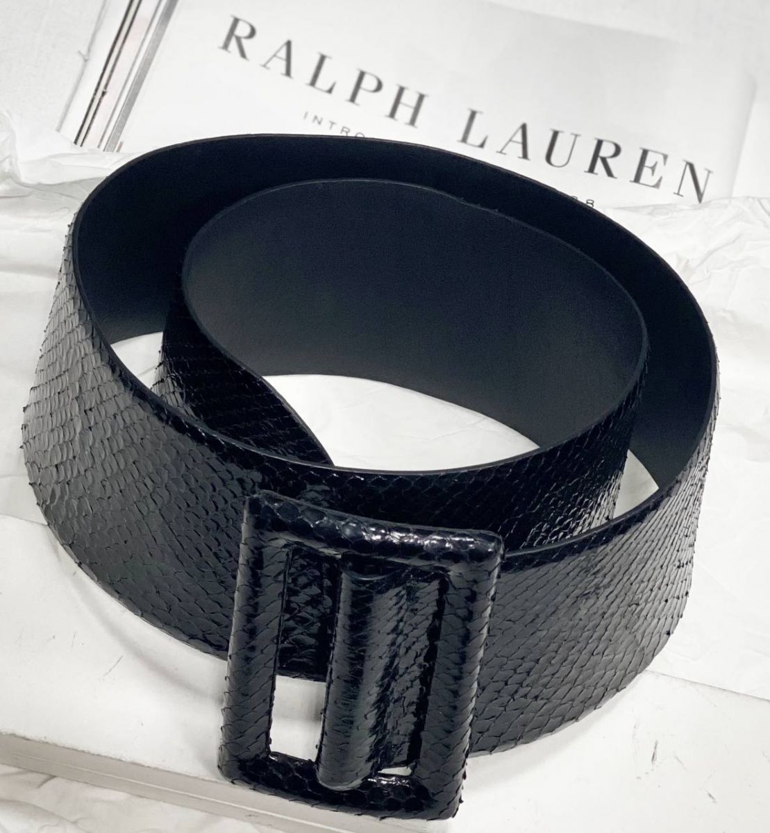 Пояс / питон / Ralph Lauren размер S цена 12 524 руб