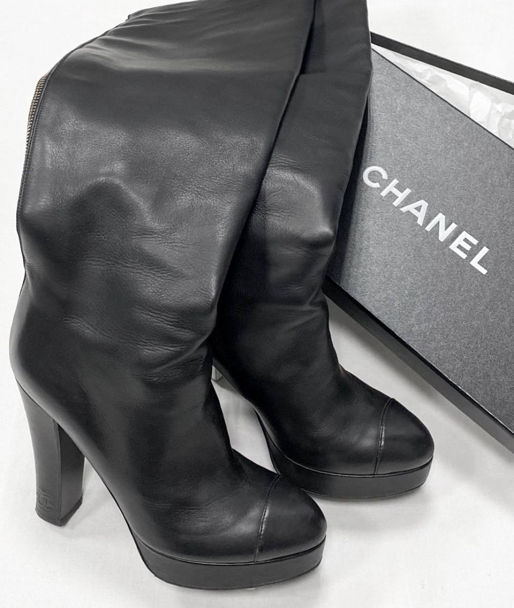 Сапоги Chanel размер 36 цена 39 138 руб
