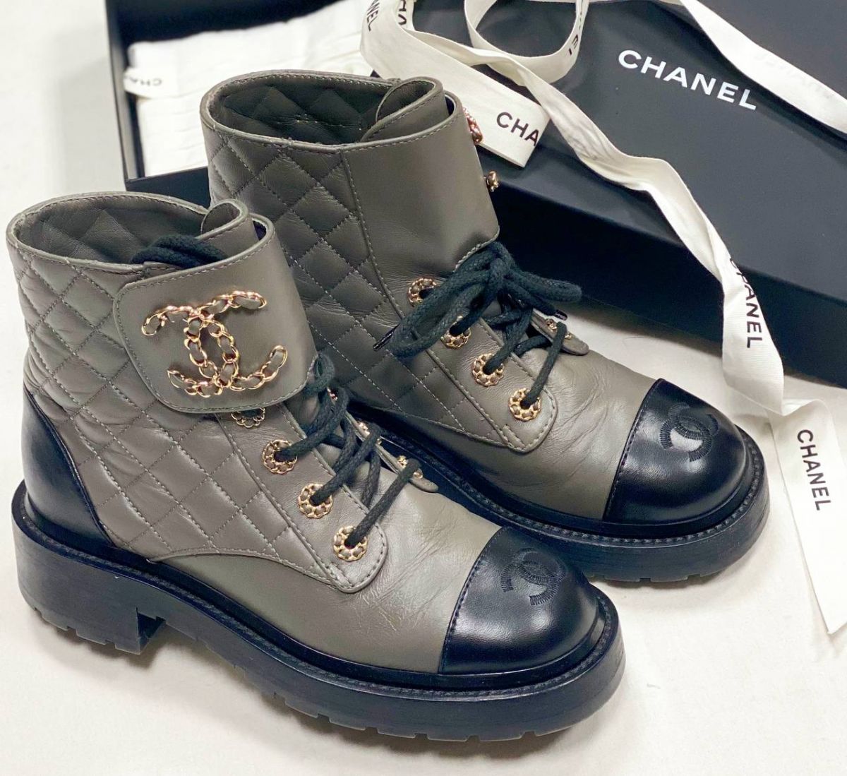 Ботинки Chanel размер 36 цена 46 155  руб