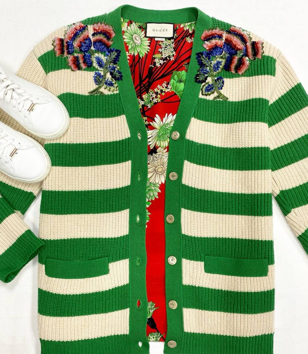Кардиган /бисер / Gucci размер S цена 125 240 руб 