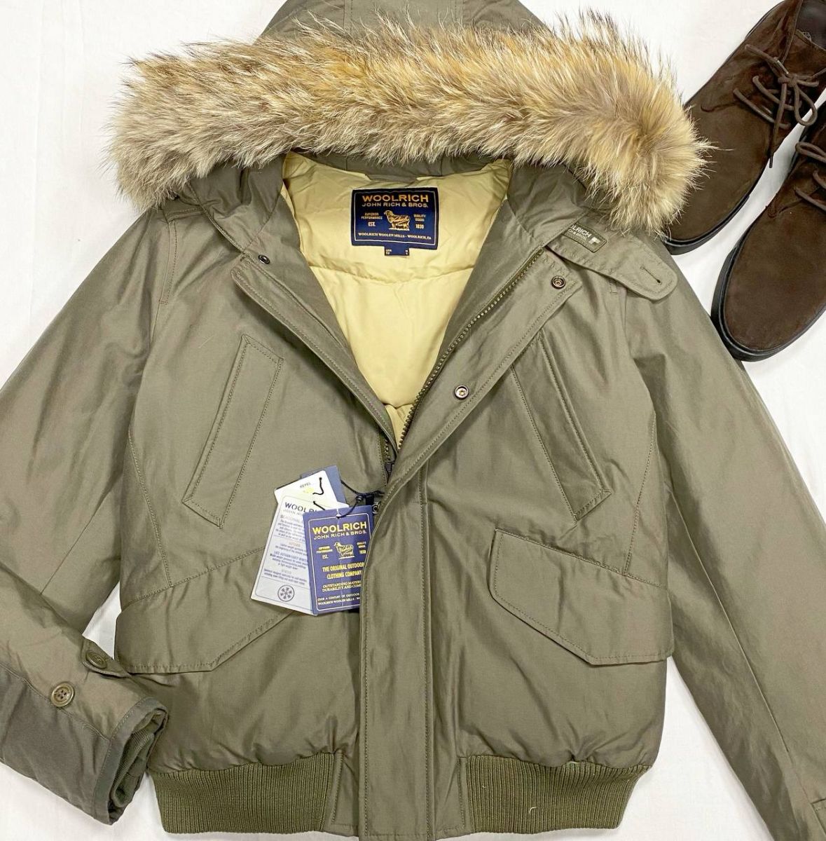 #mechtamen Пуховик - парка Woolrich размер L цена 31 310 руб / новый с биркой / 