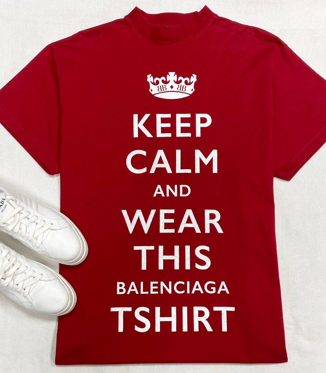 Футболка Balenciaga размер L цена 31 310 руб